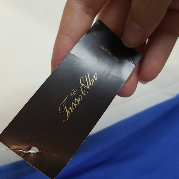 Tasso Elba Golf Polo Sailor Blue Size XLarge NWT - Picture 6 of 8